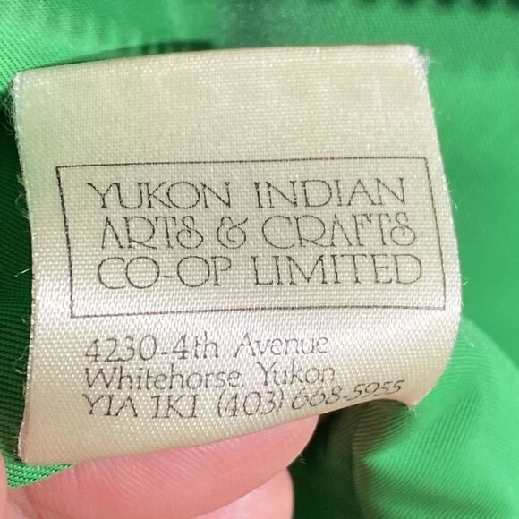 Vintage Original Yukon Parka 100% Wool Handcrafted Appliqué Genuine Fur - Picture 15 of 16